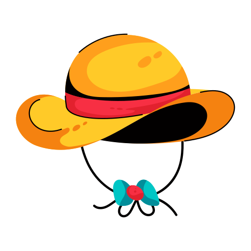 夏用帽子 Generic color fill icon
