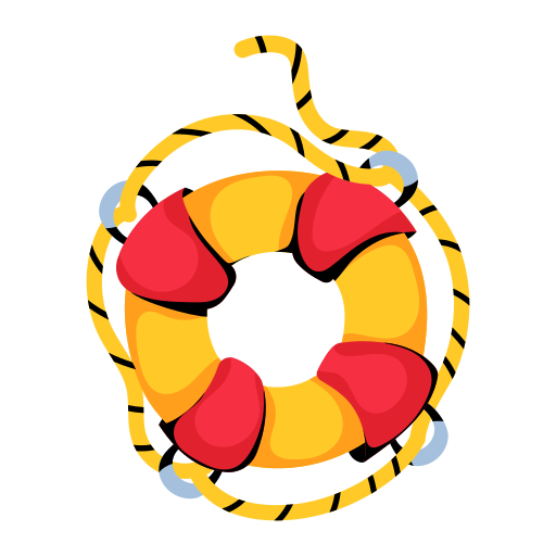 浮き輪 Generic color fill icon