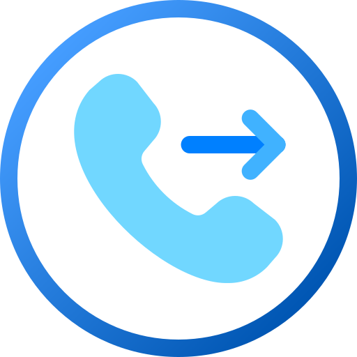 Outgoing call Generic gradient fill icon