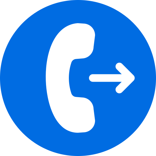 Outgoing call Generic color fill icon