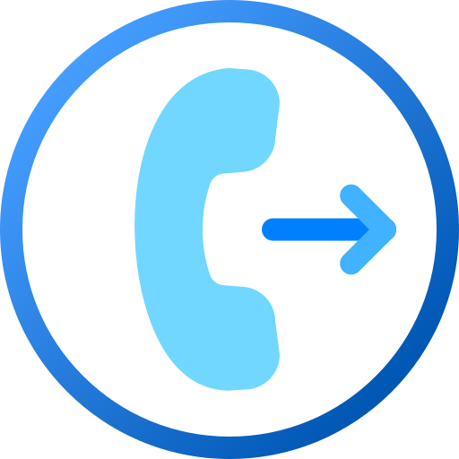 Outgoing call Generic gradient fill icon