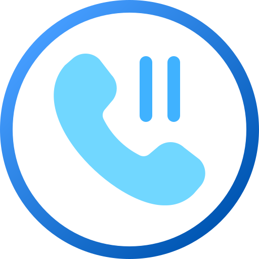 Pause call Generic gradient fill icon