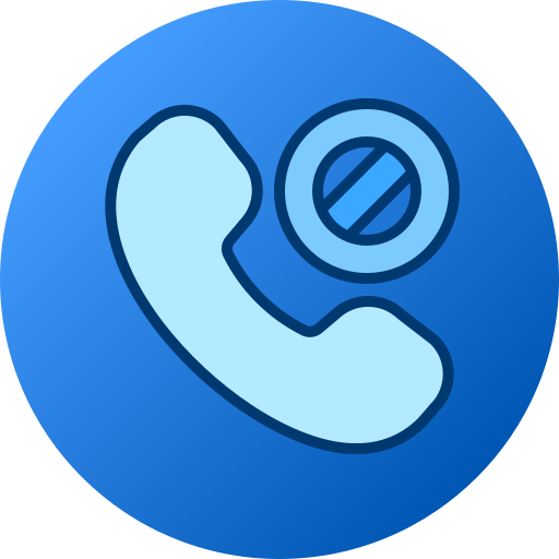 Blocked call Generic gradient lineal-color icon