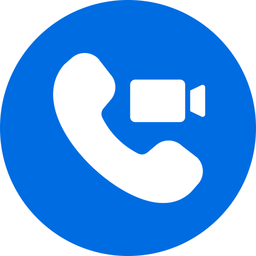 Video calling Generic color fill icon