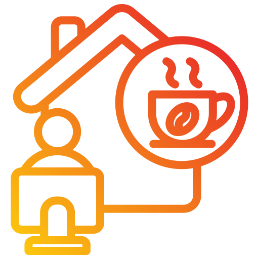 Coffee house Generic gradient outline icon