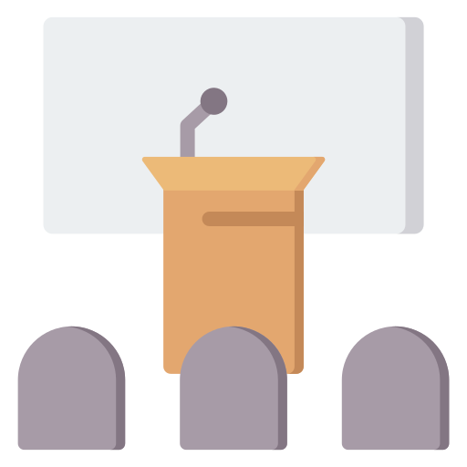 Conference Generic color fill icon