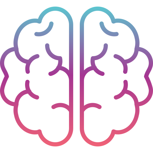 cerveau Generic gradient outline Icône