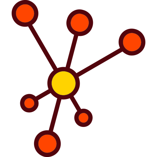 neuron Generic color lineal-color icoon