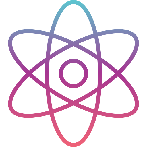 atom Generic gradient outline icon