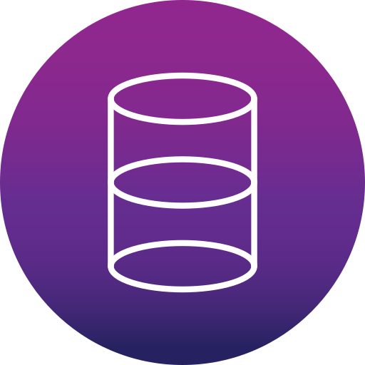 Cylinder Generic gradient fill icon