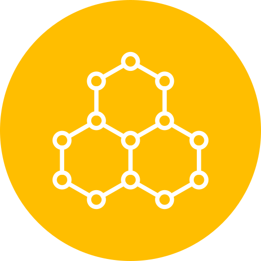 hexagonal Generic color fill icono