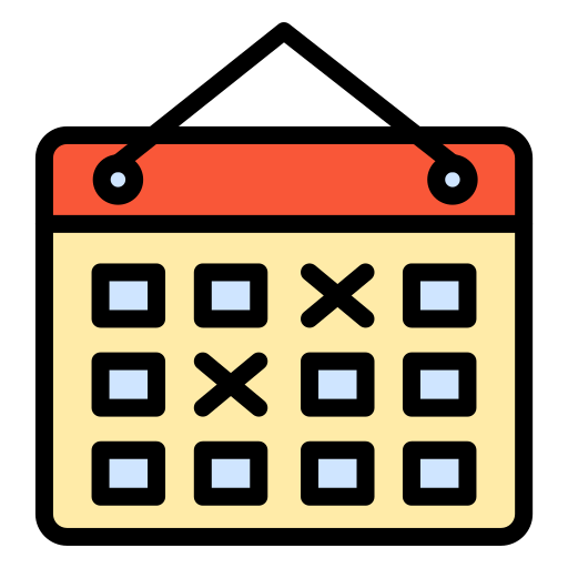 kalender Generic color lineal-color icon