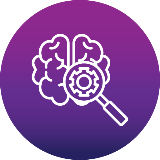 Deep learning Generic gradient fill icon
