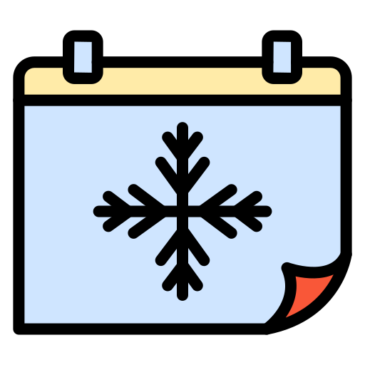 겨울 Generic color lineal-color icon