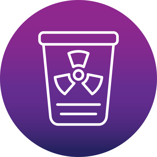 Toxic waste Generic gradient fill icon