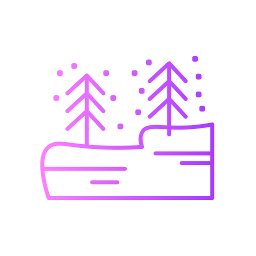 Forest Generic gradient outline icon