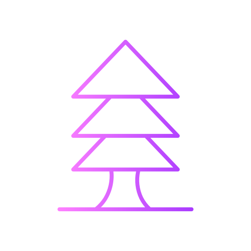 Pine Generic gradient outline icon