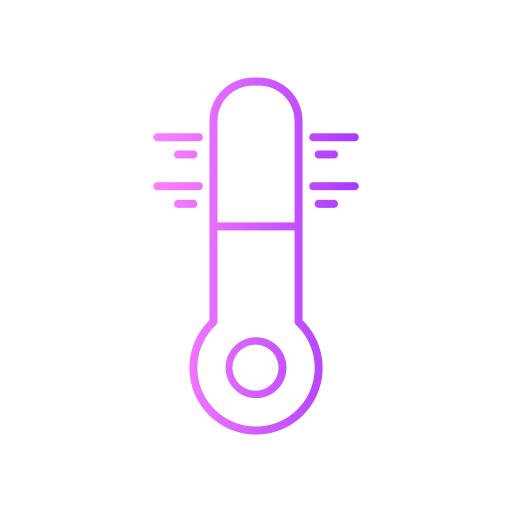 thermomètre Generic gradient outline Icône