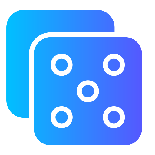 Dice Generic gradient fill icon