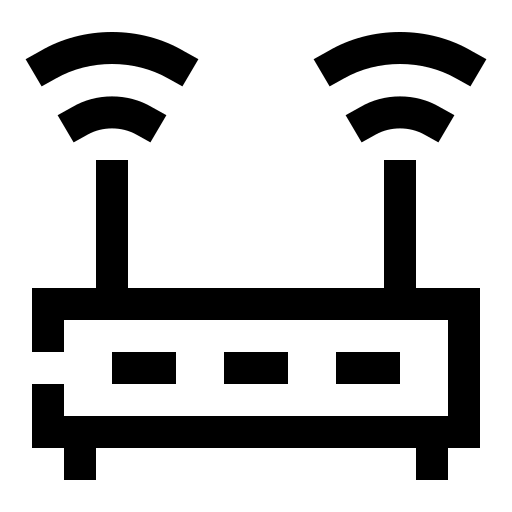 zugangspunkt Generic black outline icon