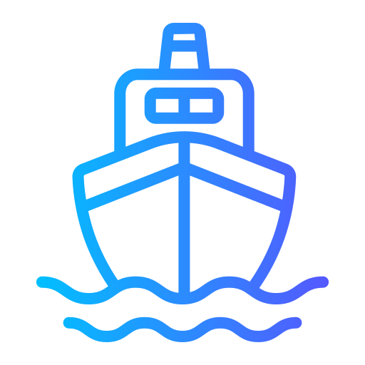 Cruise ship Generic gradient outline icon