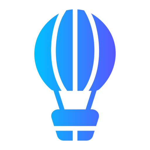 熱気球 Generic gradient fill icon