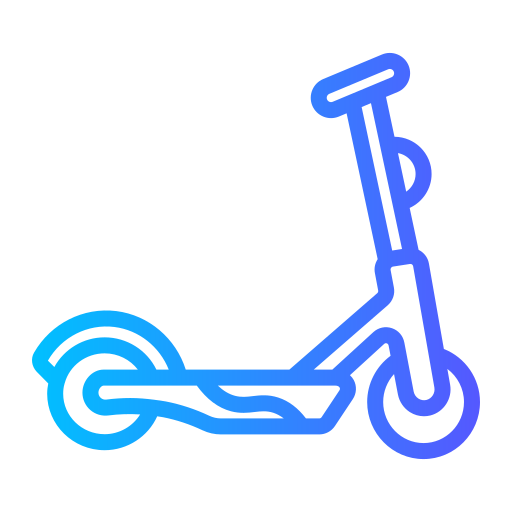 kick-scooter Generic gradient outline icoon
