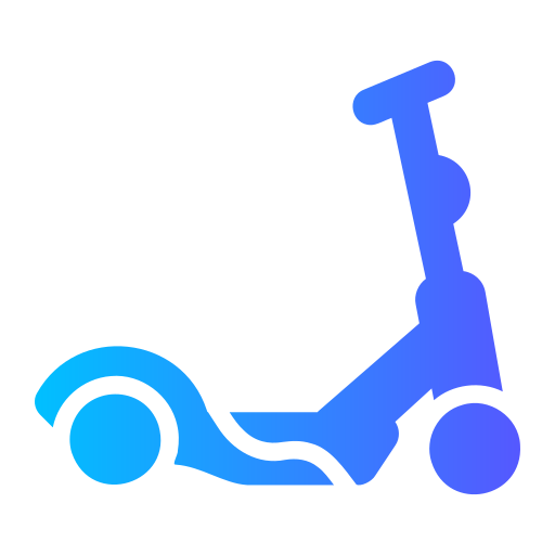 Kick scooter Generic gradient fill icon