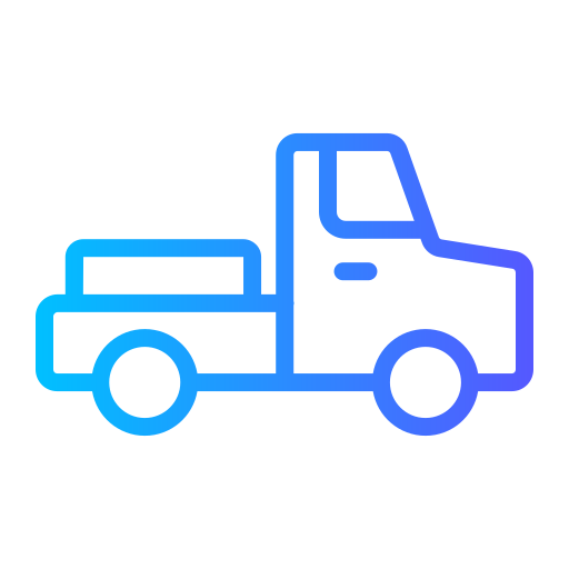 pick-up vrachtwagen Generic gradient outline icoon