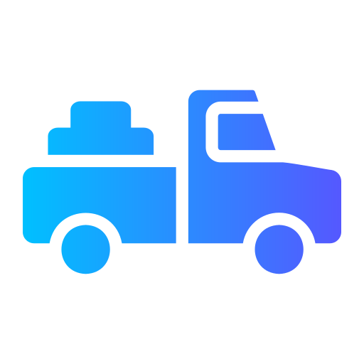 Pickup truck Generic gradient fill icon