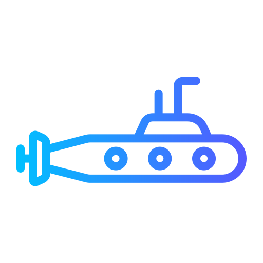 submarino Generic gradient outline icono