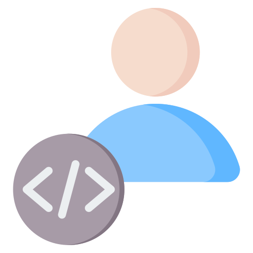 programista Generic color fill ikona