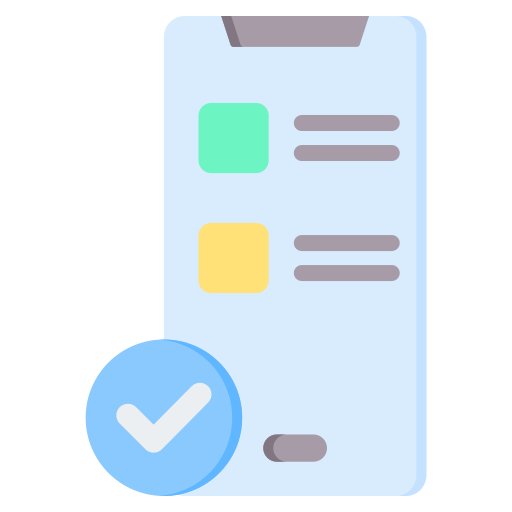 Mobile testing Generic color fill icon