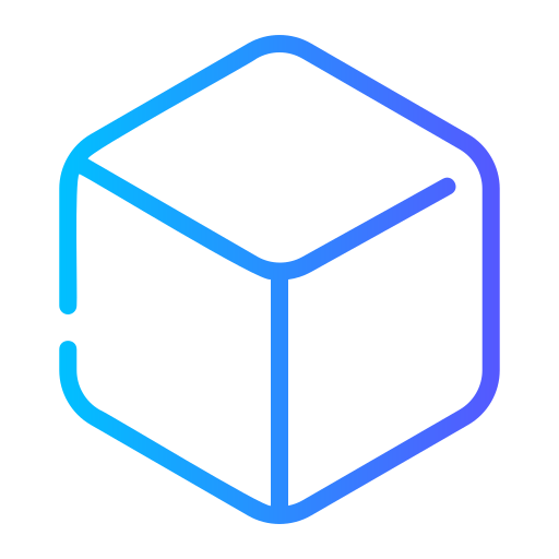 cubo Generic gradient outline icono