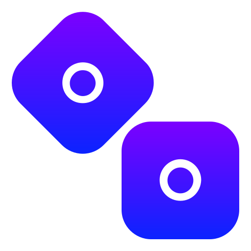 Dice Generic gradient fill icon