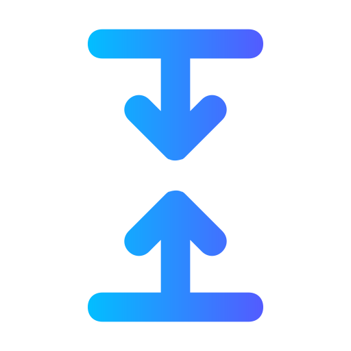 Compress Generic gradient outline icon