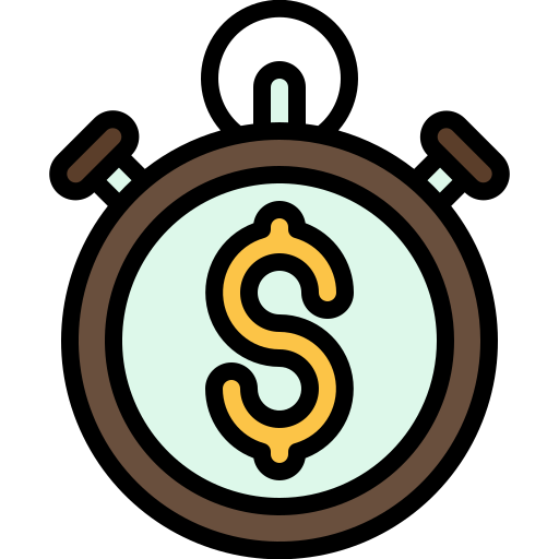 Time is money Generic color lineal-color icon