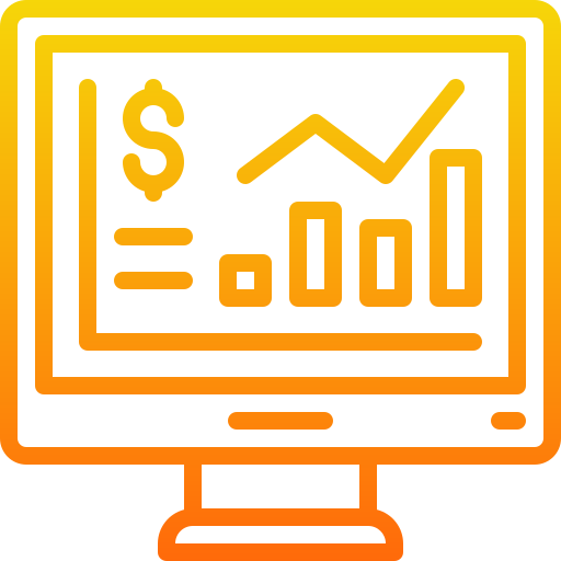 monitor Generic gradient outline ikona