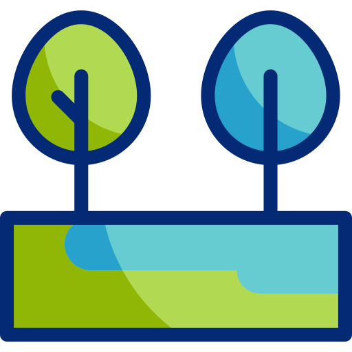 Trees Basic Accent Lineal Color icon