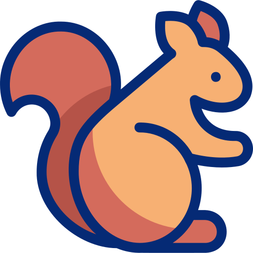 Squirrel Basic Accent Lineal Color icon
