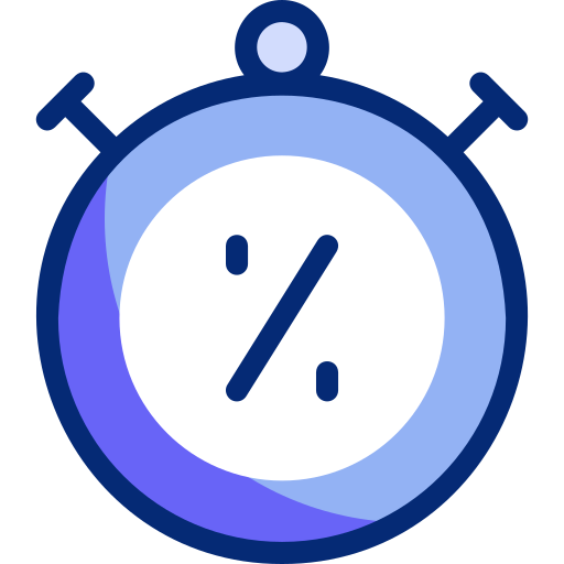 Stopwatch Basic Accent Lineal Color icon