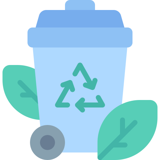 Recycle bin Generic color fill icon