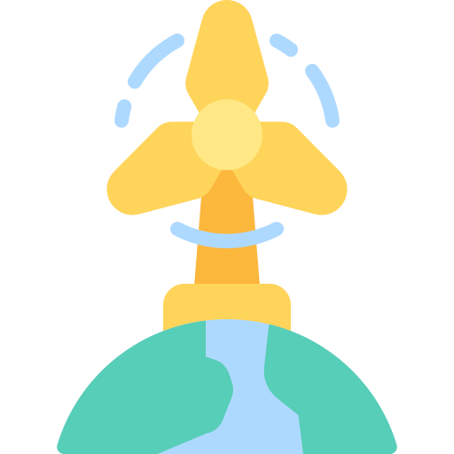 turbina eólica Generic color fill icono