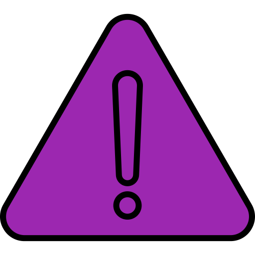 경고 Generic color lineal-color icon