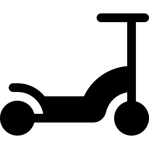 patinete Basic Rounded Filled icono