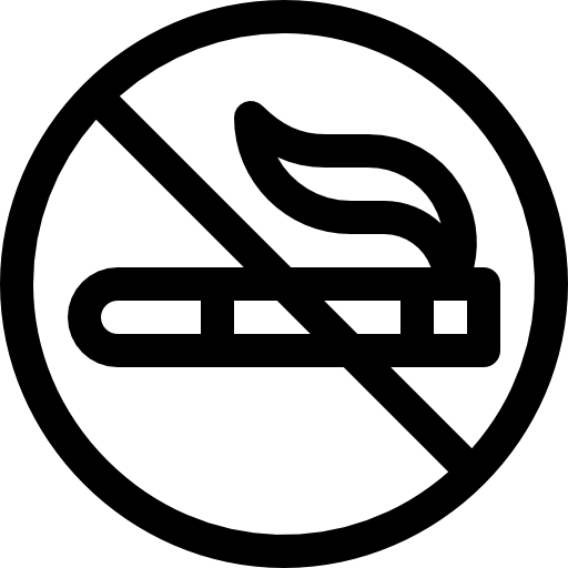 proibido fumar Basic Rounded Lineal Ícone