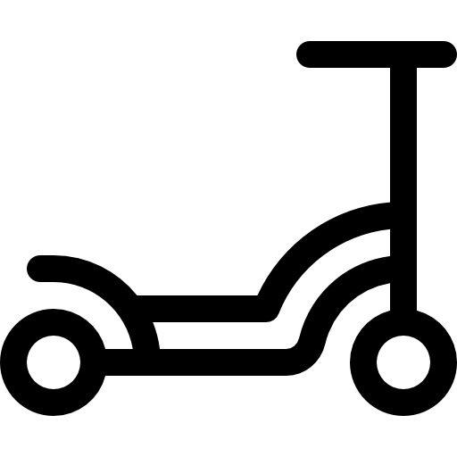 hulajnoga Basic Rounded Lineal ikona