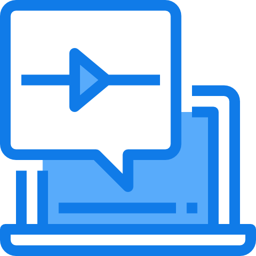 videoplayer Justicon Blue icon