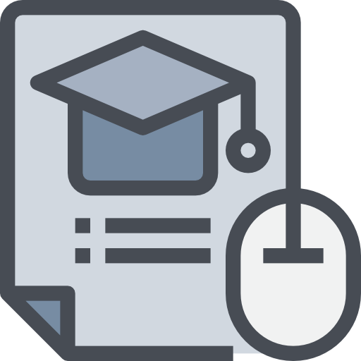 Online learning Justicon Lineal Color icon