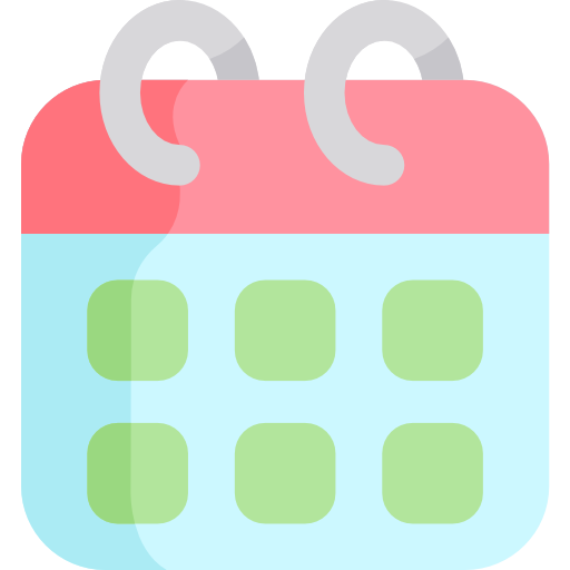 kalender Kawaii Flat icon